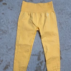 Gymshark yellow leggings seamless